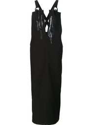 long dress with shoulder straps Yohji Yamamoto