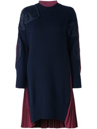 платье с панельным дизайном  Sacai