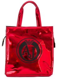 metallic small shopping bag Armani Jeans