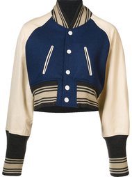 cropped bomber jacket  Miharayasuhiro