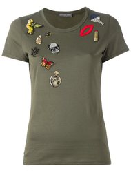 'Obsession' embroidered T-shirt Alexander McQueen