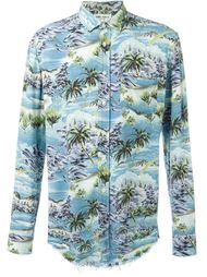 рубашка с принтом Hawaiian Saint Laurent