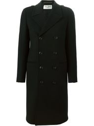 двубортное пальто  Saint Laurent