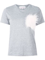 футболка с меховой отделкой Comme Des Garçons Girl