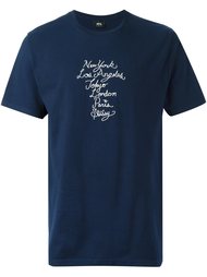 футболка с вышивкой Stussy
