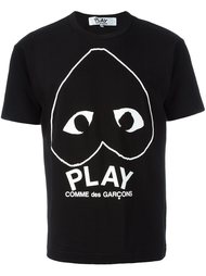 футболка с принтом-логотипом Comme Des Garçons Play