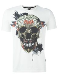 футболка с принтом черепа Just Cavalli