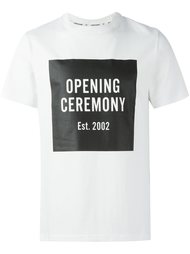 футболка с принтом логотипа Opening Ceremony