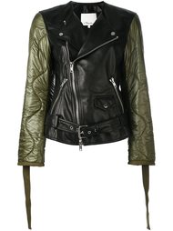 contrast sleeve biker jacket 3.1 Phillip Lim