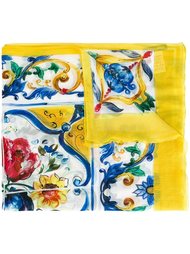 платок с узором 'Majolica' Dolce &amp; Gabbana