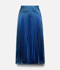 плиссированная юбка с люрексом Christopher Kane