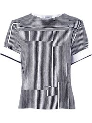 striped high neck blouse Carven