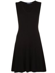 v neck flare dress Magaschoni