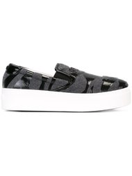 кеды 'K-PY' с тигровым принтом  Kenzo