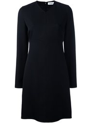 платье шифт с длинными рукавами Courrèges