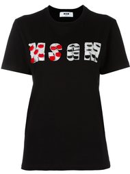 футболка с логотипом MSGM