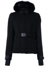 belted hooded jacket Moncler Grenoble