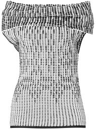 off-shoulder knitted top Roland Mouret