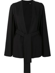 belted wide sleeve blazer Josie Natori