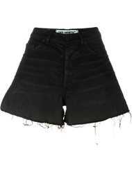 шорты с необработанными краями   Off-White