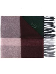 шарф дизайна колор-блок Canali