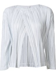 'Kasuri' striped jacket  Pleats Please By Issey Miyake