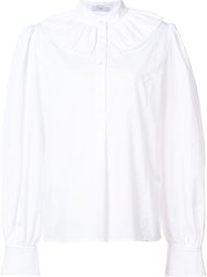 tie back fan collar shirt Tome