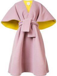 belted poncho Delpozo