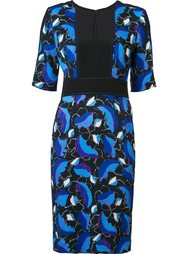 leaf print dress Carolina Herrera