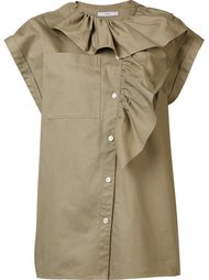 asymmetrical ruffle blouse Tome