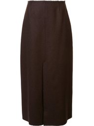 felt slit midi skirt Tome