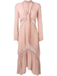 sheer detailing mid dress For Love And Lemons