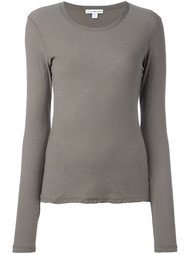 blurry stripes longsleeved T-shirt James Perse