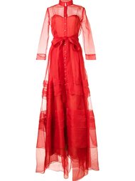 belted organza gown Carolina Herrera