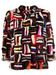 patchwork fur coat Giorgio Brato