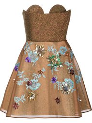 strapless short dress Delpozo