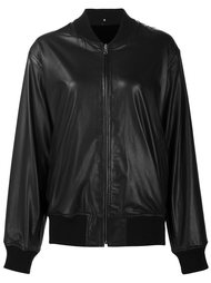 leather bomber jacket Peter Cohen