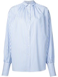 striped oversized gathered shirt Tome