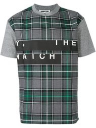 футболка в клетку  McQ Alexander McQueen