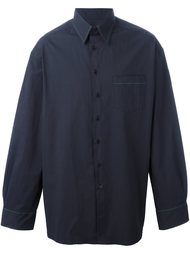 рубашка с контрастной строчкой Raf Simons