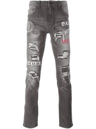 ripped slim-fit jeans Haculla