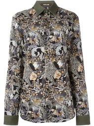рубашка с рисунком Roberto Cavalli