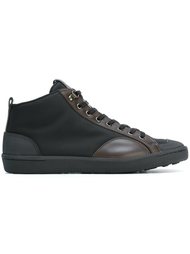 хайтопы с контрастными вставками Car Shoe