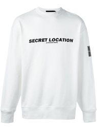 толстовка с принтом 'Secret Location' Alexander Wang