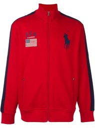 толстовка на молнии с вышитым логотипом Polo Ralph Lauren