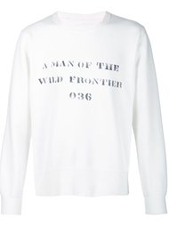 quote print sweatshirt  Visvim