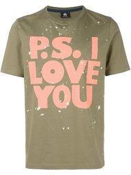 футболка с принтом брызг краски Ps By Paul Smith