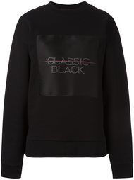 толстовка с нашивкой  T By Alexander Wang