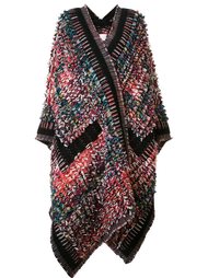 knitted boucle blanket coat Chloé