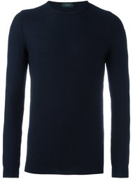 crew neck ribbed sweater Zanone